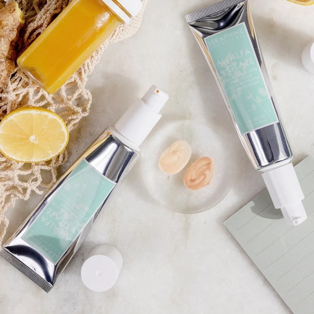 Seraphim’s Botanicals Alfalfa + Glaze - Long-Wearing Hyper Glow Primer. …
